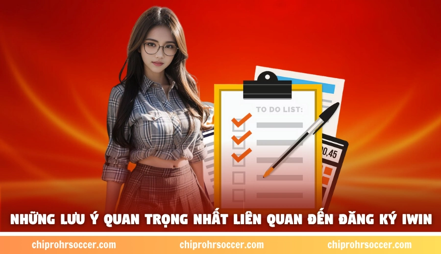 Những lưu ý quan trọng nhất liên quan đến đăng ký iWin